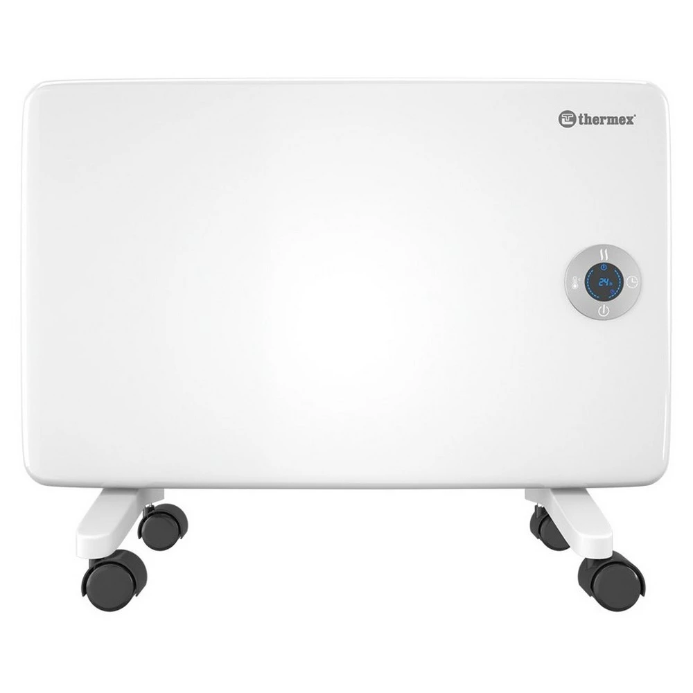 Конвектор электрический THERMEX Frame E 1500E 1.5 кВт с электронным термостатом, ножки с шасси, белый