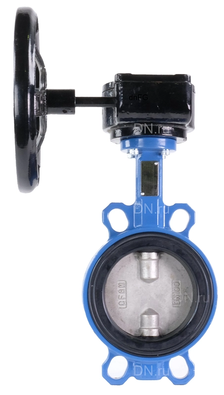 Затвор дисковый поворотный Tecofi VPI 4449-08 Ду65 Ру16 межфланцевый, корпус - ковкий чугун EN-GJS-500-7, диск - нержавеющая сталь CF8M, уплотнение - EPDM, с редуктором VPNREDUCT F05