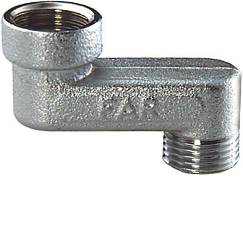 Эксцентрик латунный FAR FC 5560 1/2″x1/2″ Ду15x15 Ру10 Длина – 5 см, НР-ВР хромированный